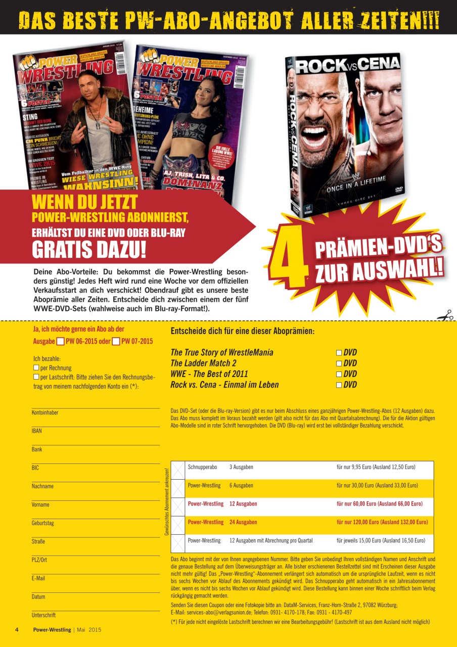 Power-Wrestling Preview Pages