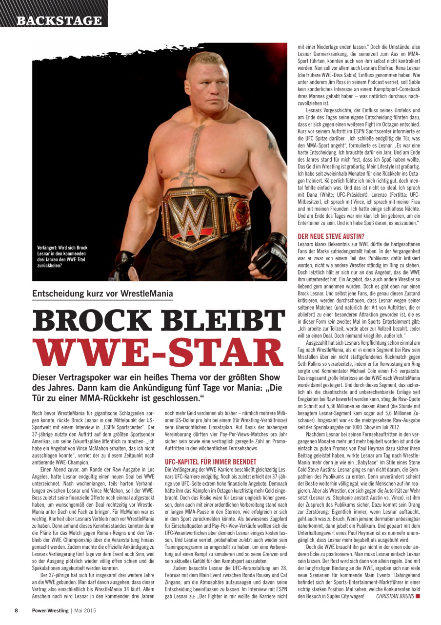 Power-Wrestling Preview Pages