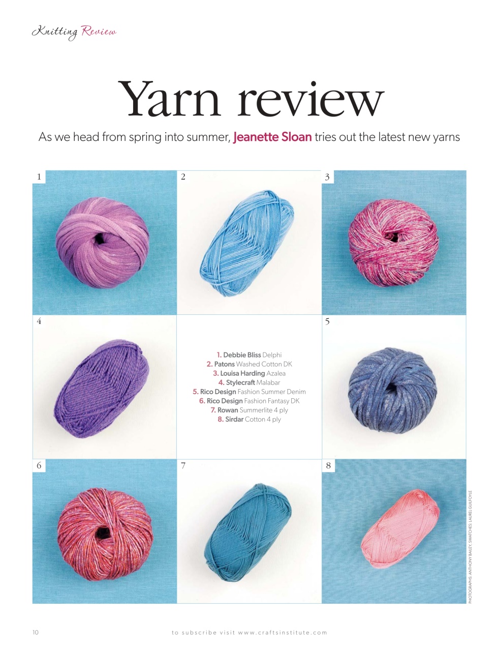 Knitting Preview Pages