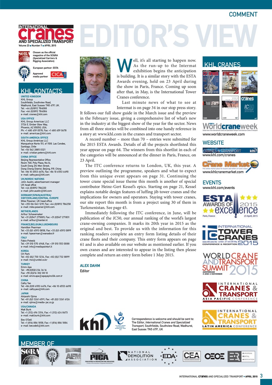 Int. Cranes and Specialized Transp Preview Pages