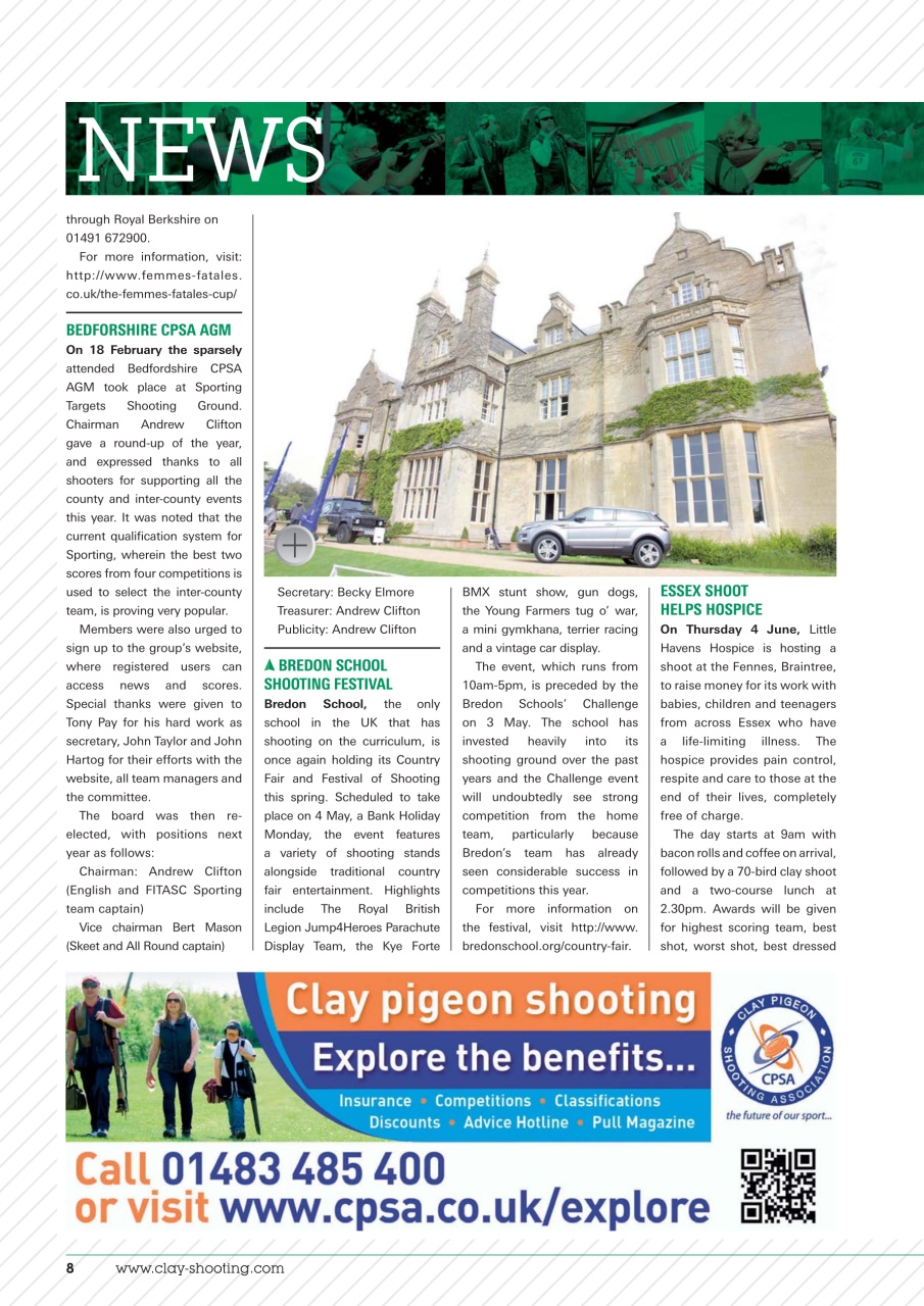 Clay Shooting Preview Pages