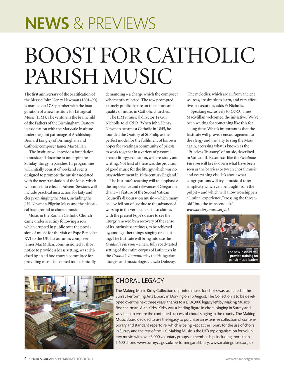 Choir & Organ Preview Pages