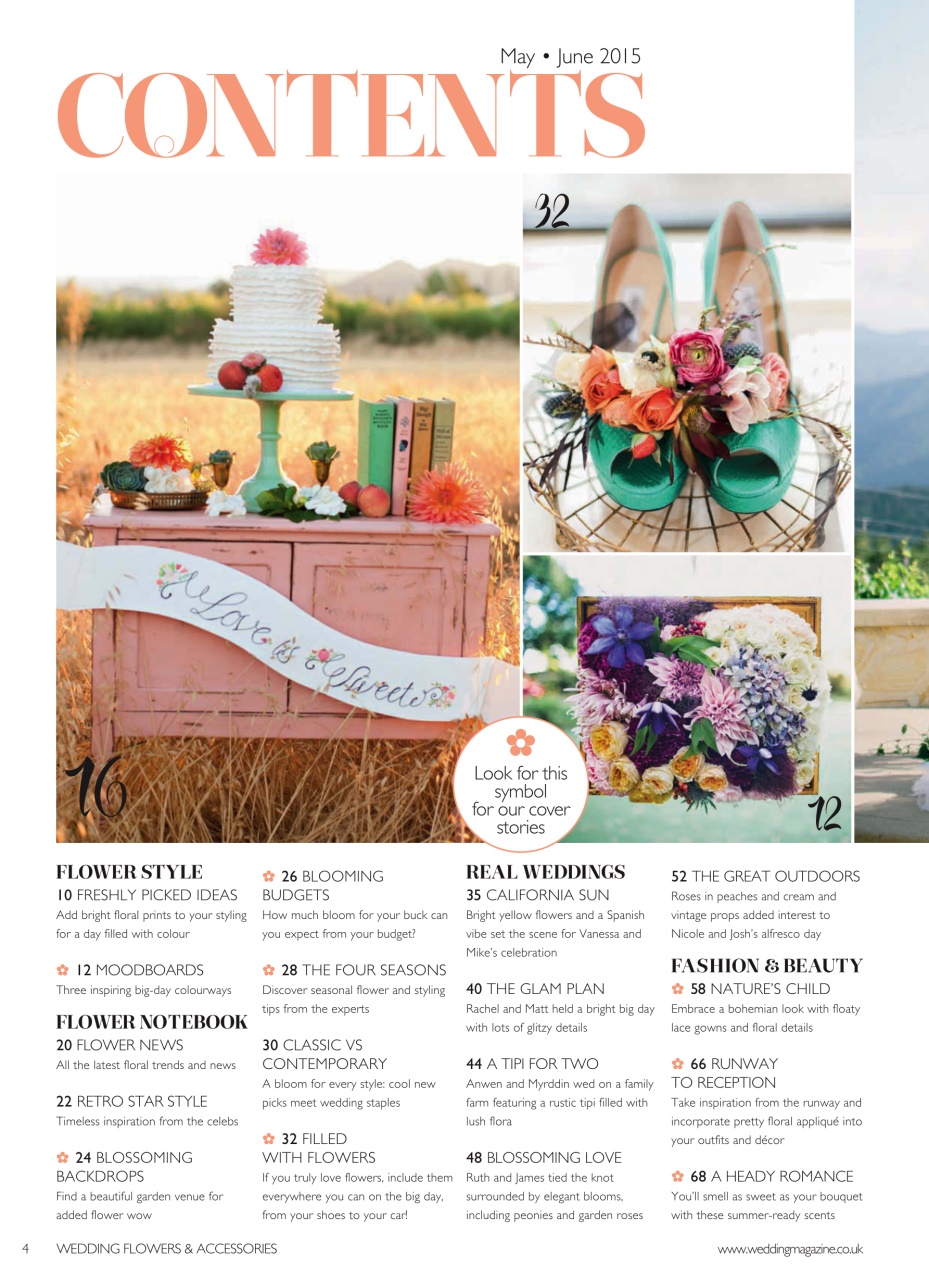 Wedding Flowers Magazine Preview Pages
