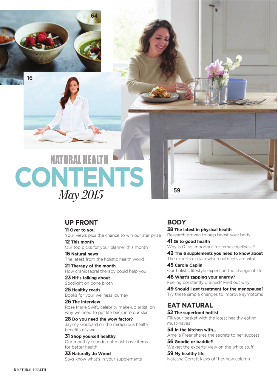 Natural Health Preview Pages