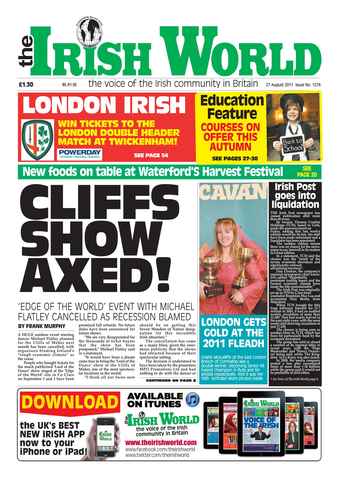 Irish World issue 27th August 2011