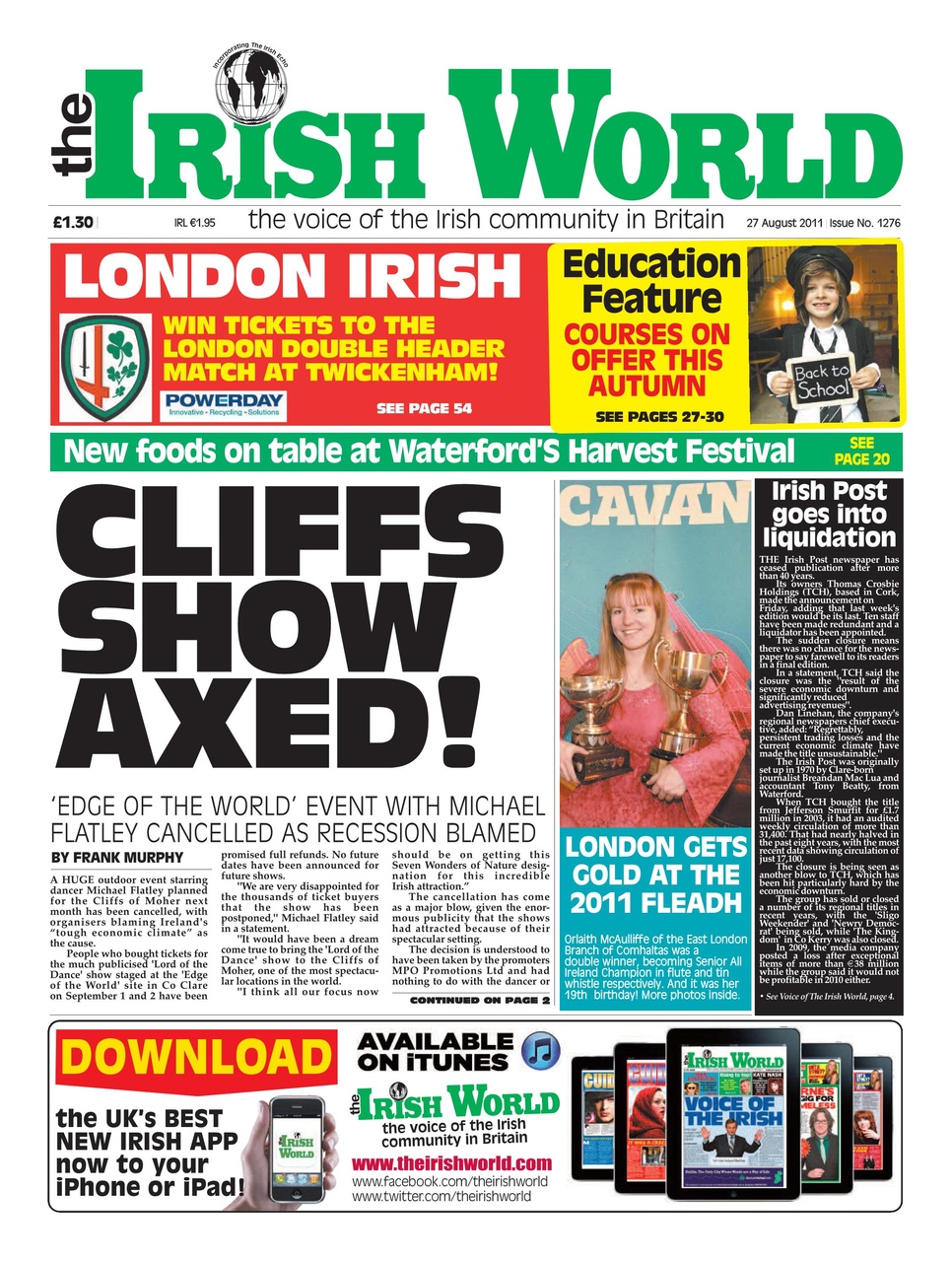 Irish World Preview Pages