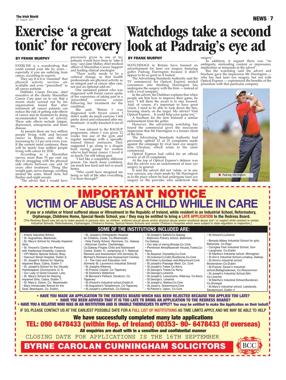 Irish World Preview Pages