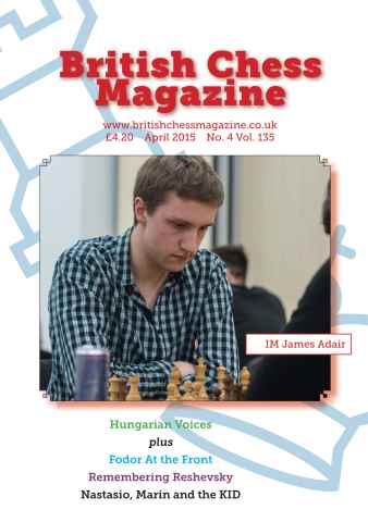 British Chess Magazine issue April 2015