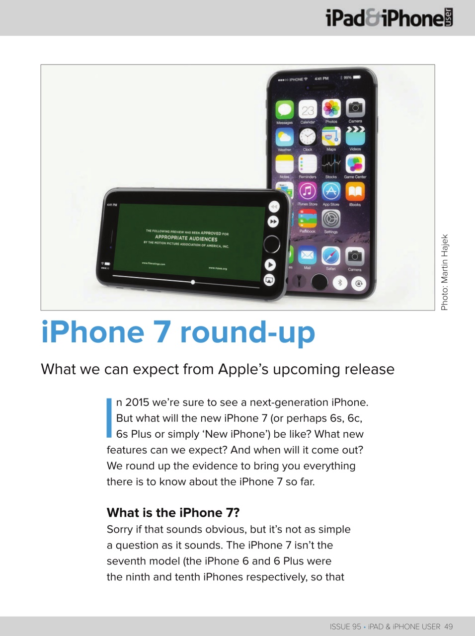 iPad and iPhone User Preview Pages
