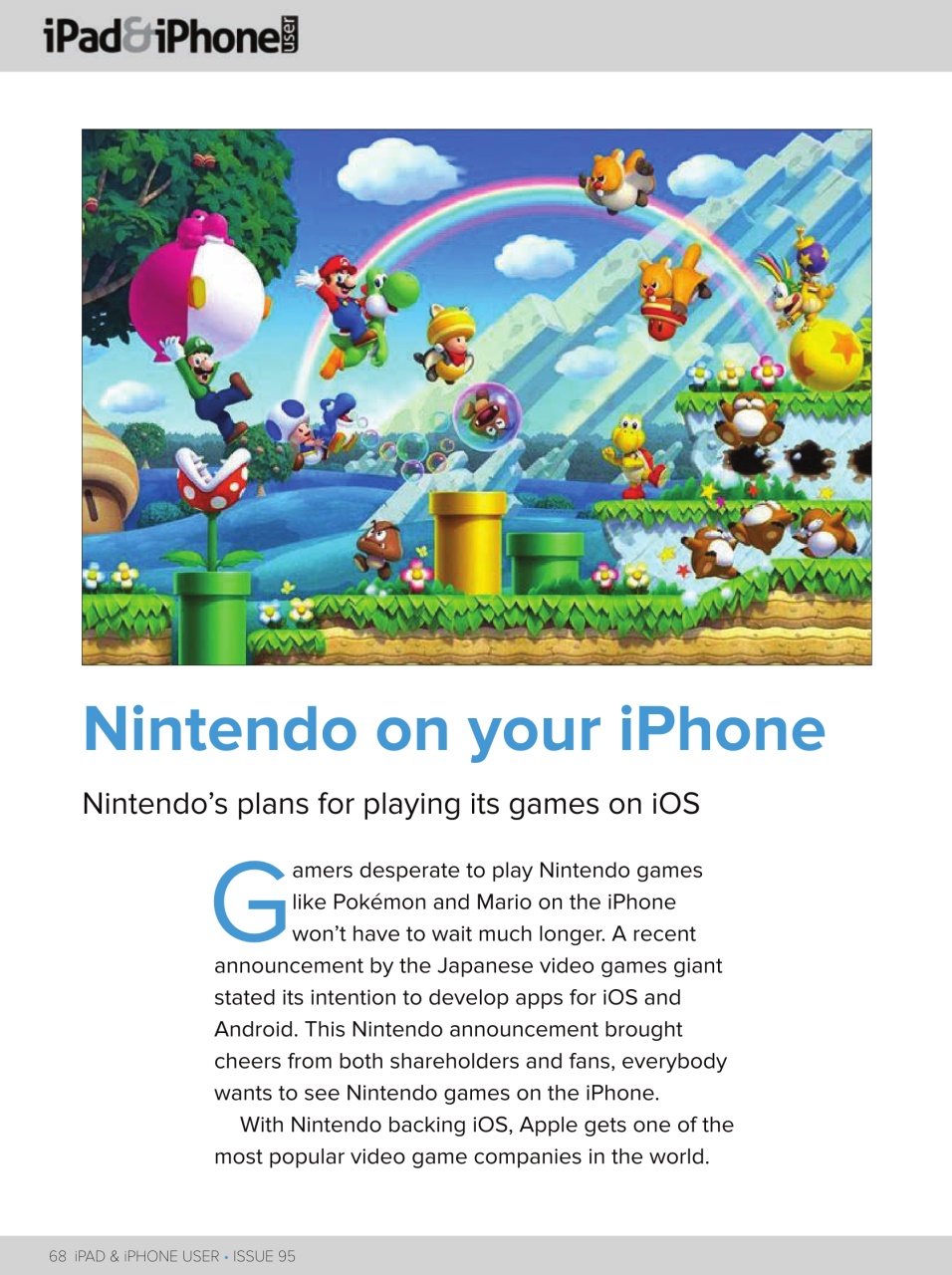 iPad and iPhone User Preview Pages