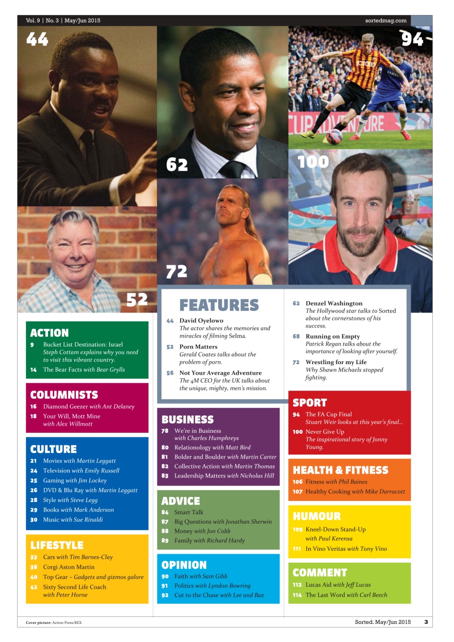 Sorted Magazine – The men's mag with morals Preview Pages