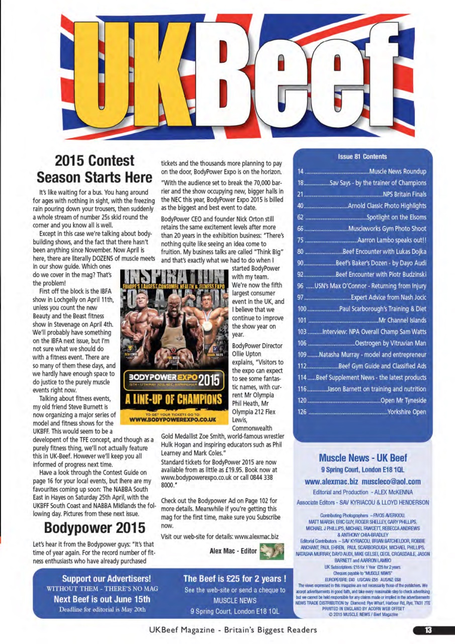 UK Beef Magazine Preview Pages