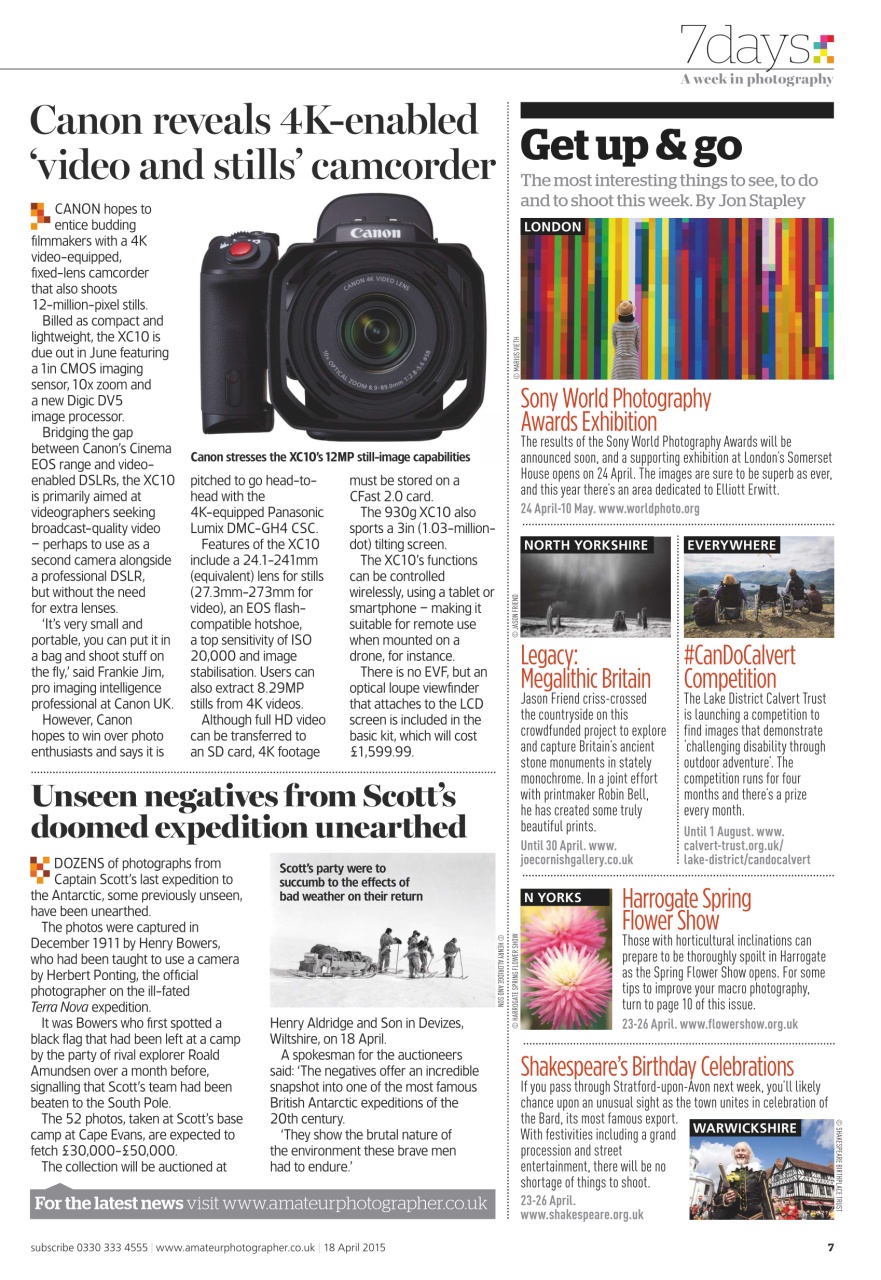 Amateur Photographer Preview Pages