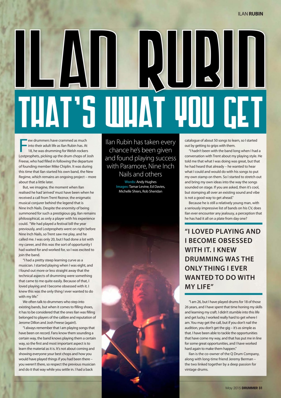iDrum magazine: Never miss a beat Preview Pages
