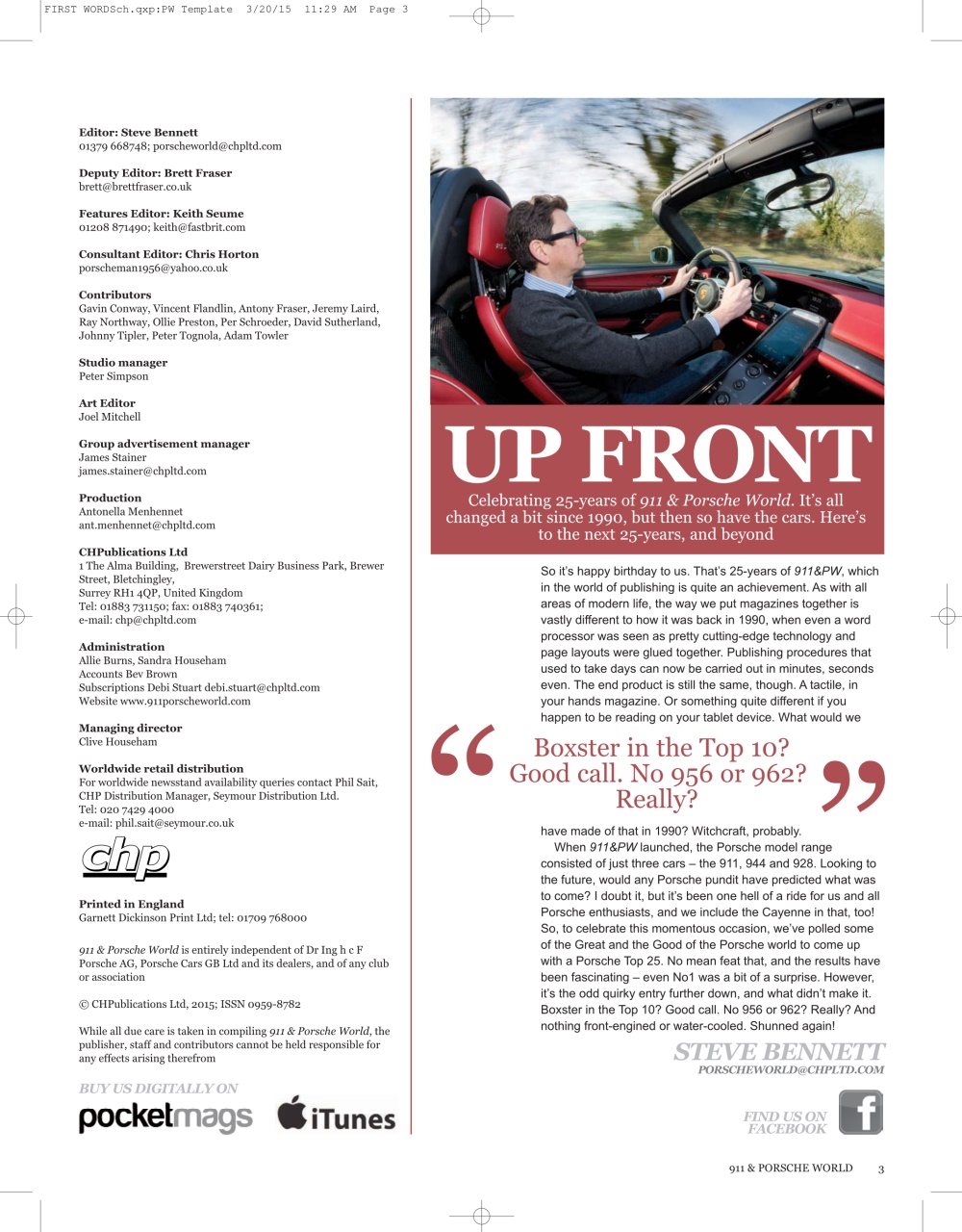 911 & Porsche World Preview Pages