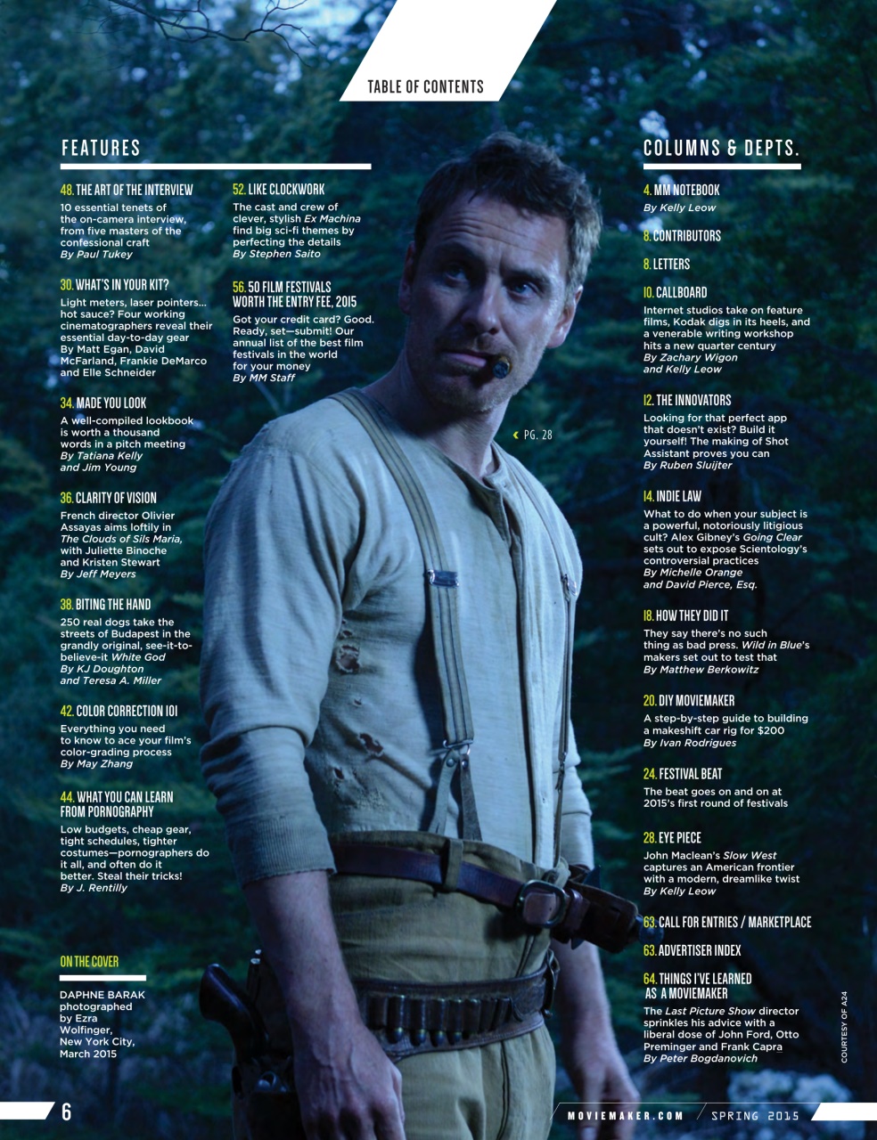 MovieMaker Magazine Preview Pages