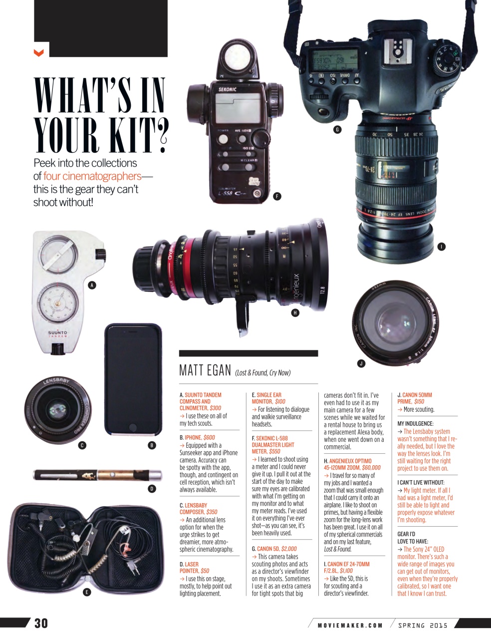 MovieMaker Magazine Preview Pages