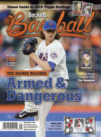 Beckett Baseball Magazine issue May 2015