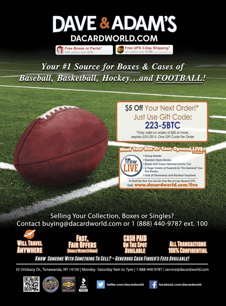 Beckett Football Magazine Preview Pages