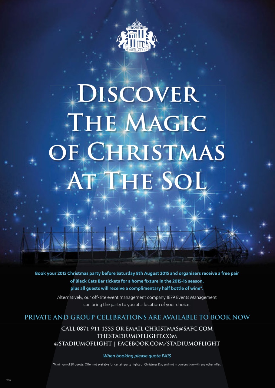 Sunderland FC Preview Pages