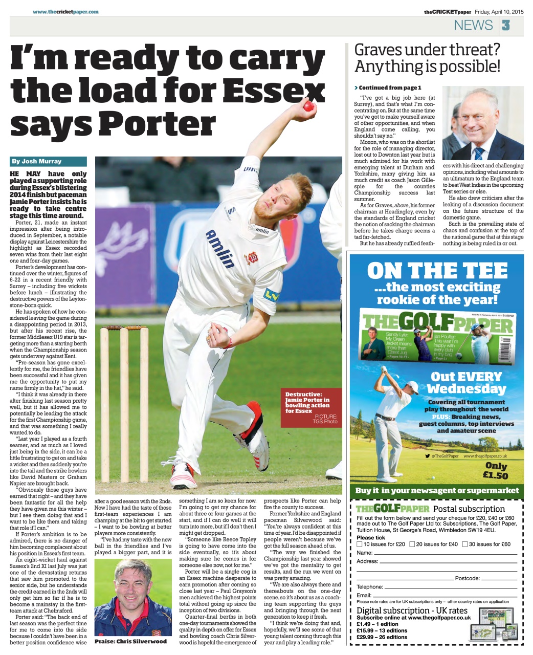 The Cricket Paper Preview Pages