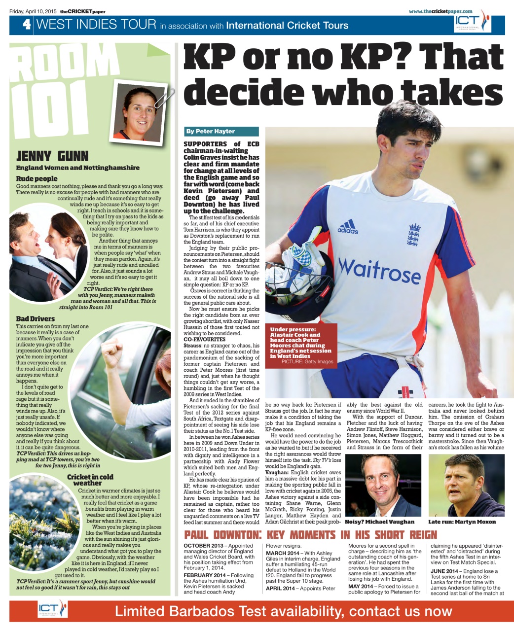 The Cricket Paper Preview Pages