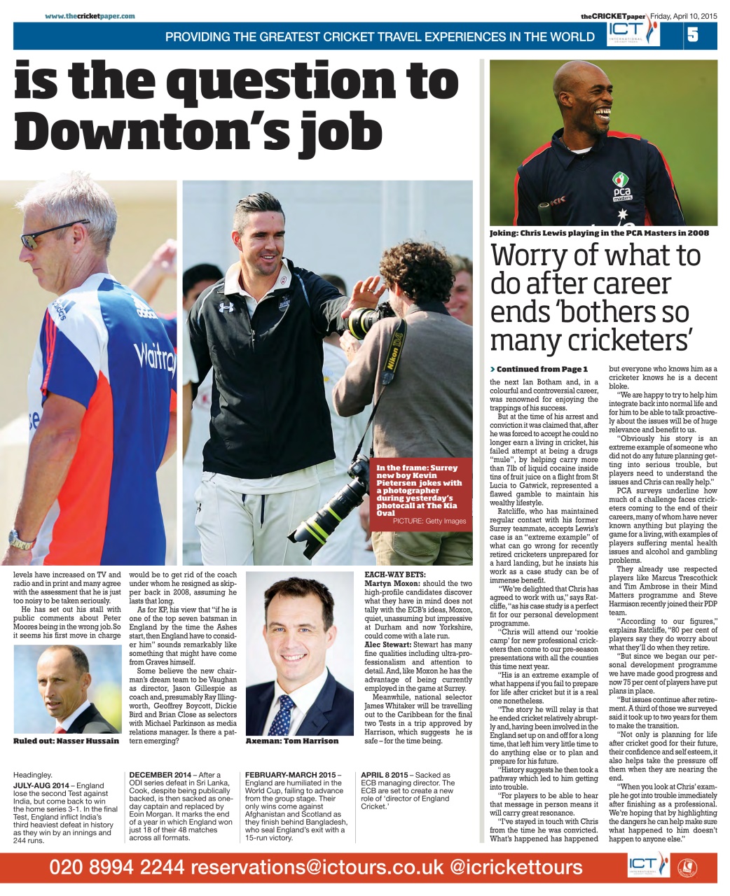 The Cricket Paper Preview Pages