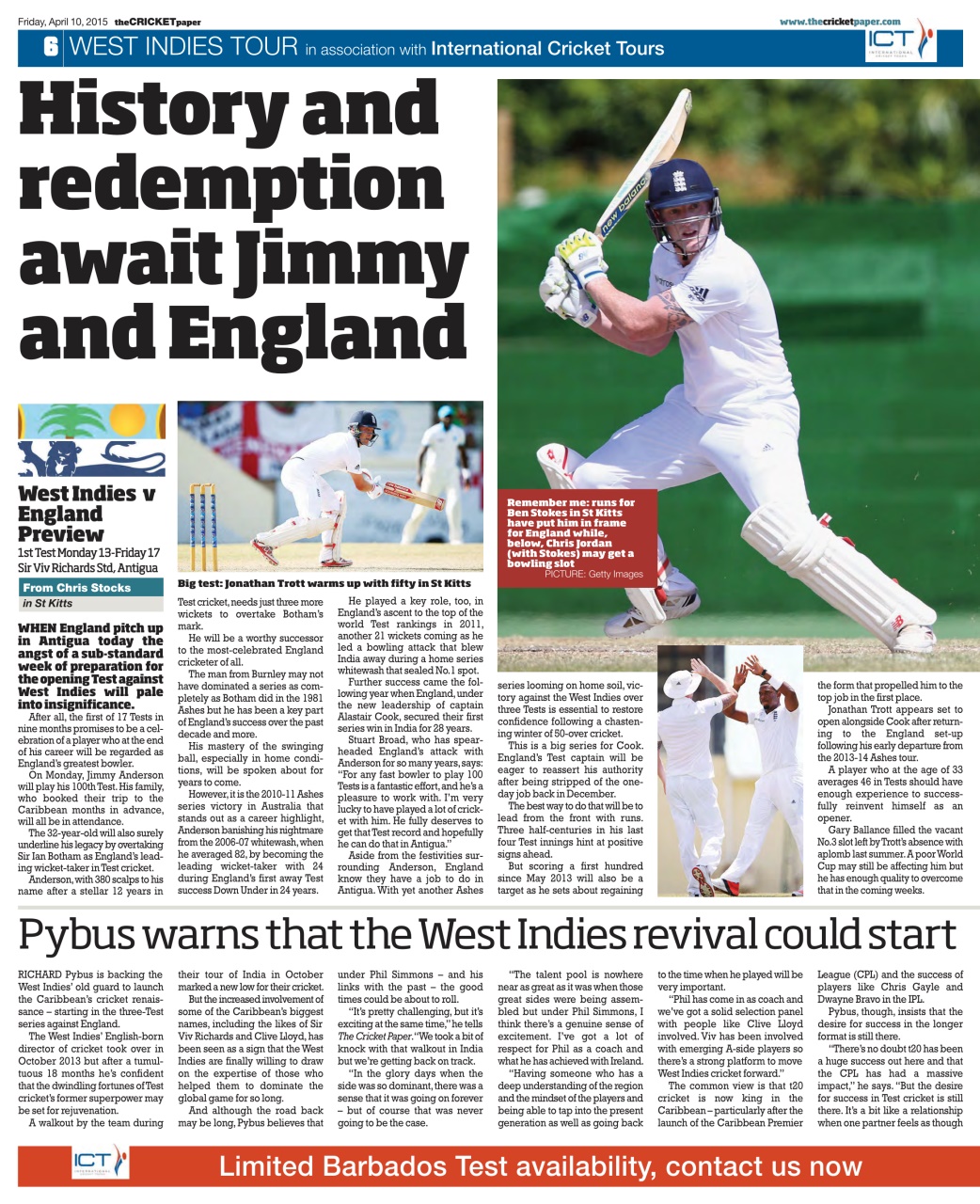 The Cricket Paper Preview Pages