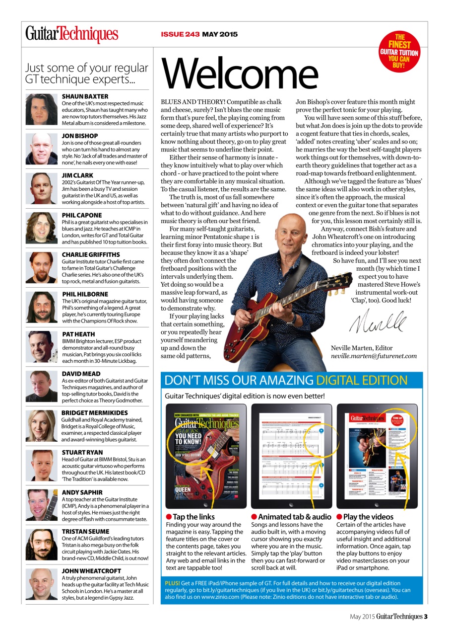 Guitar Techniques Preview Pages