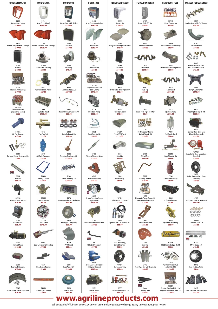 Tractor & Machinery Preview Pages