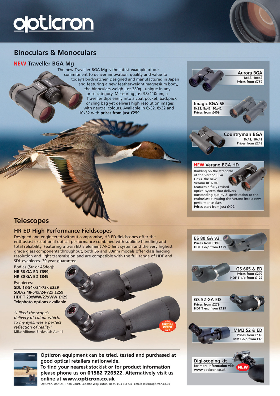 Birdwatch Magazine Preview Pages