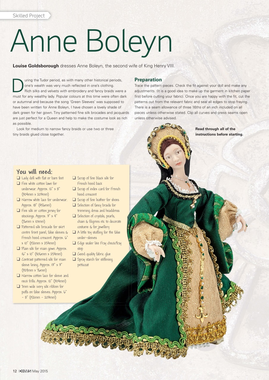 Dolls House and Miniature Scene Preview Pages