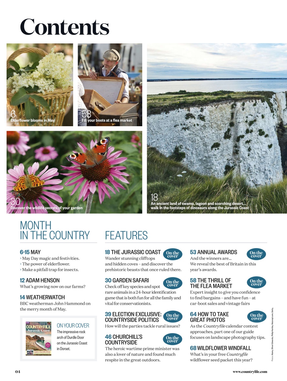 BBC Countryfile Magazine Preview Pages