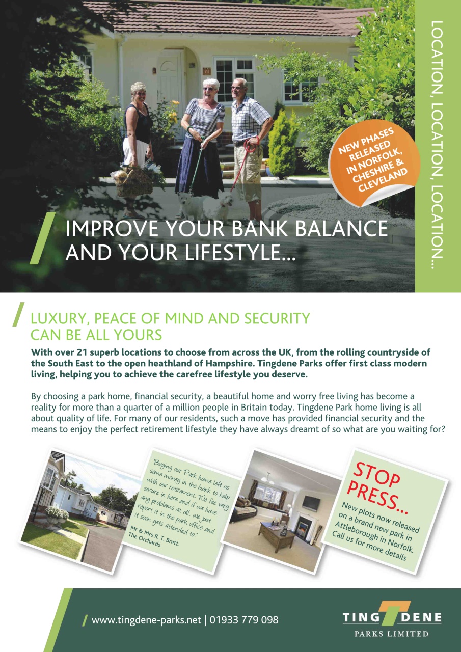 Park Home & Holiday Living Preview Pages