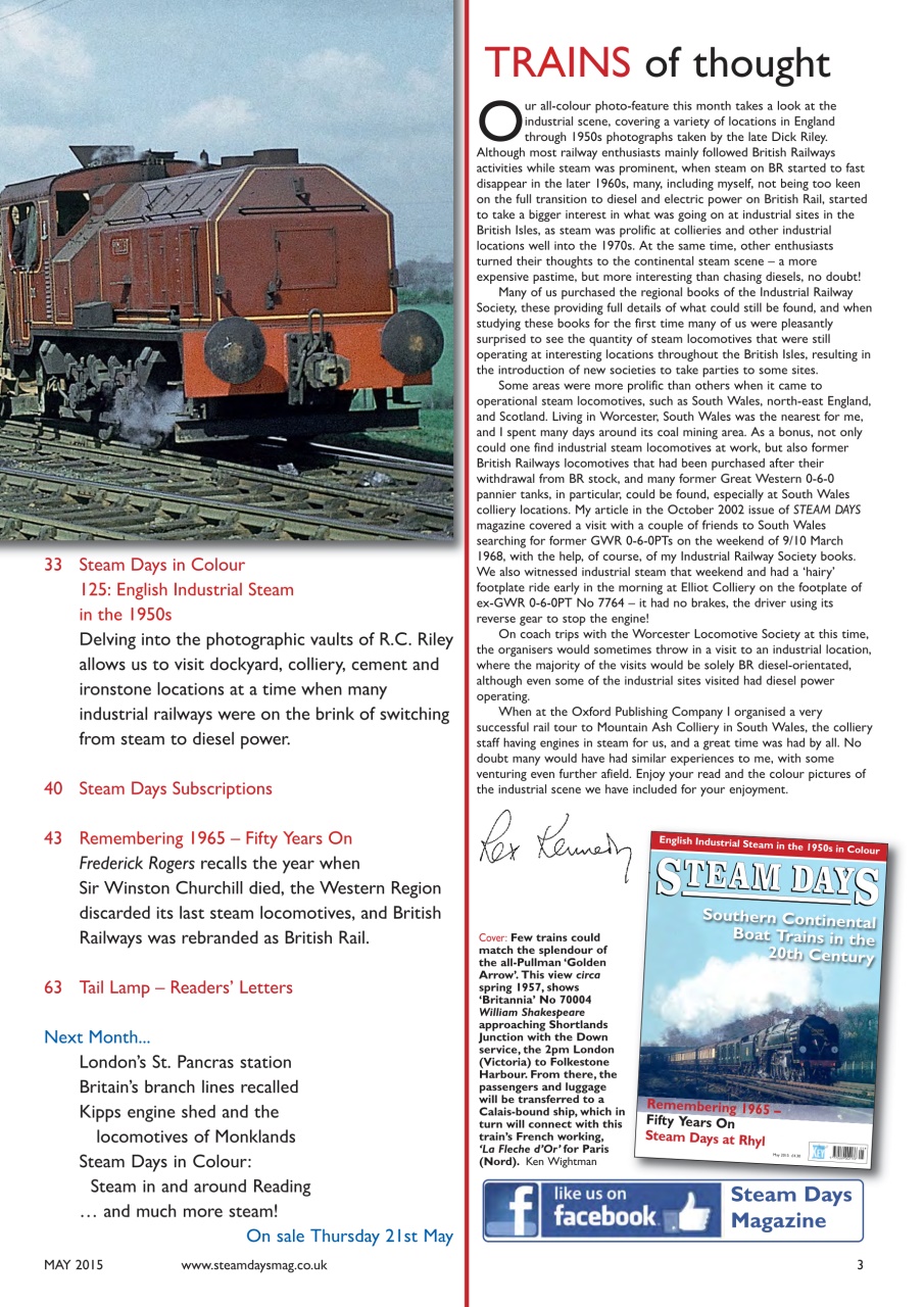 Steam Days Preview Pages