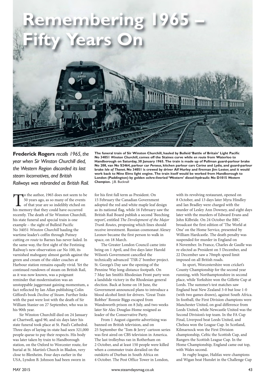 Steam Days Preview Pages