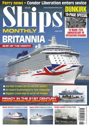 Ships Monthly issue No.606 Britannia: Ship of the Month - June 2015