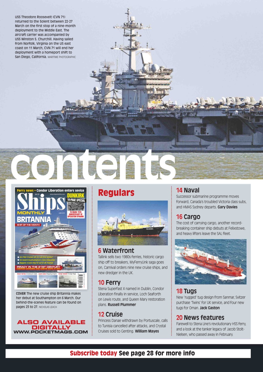 Ships Monthly Preview Pages