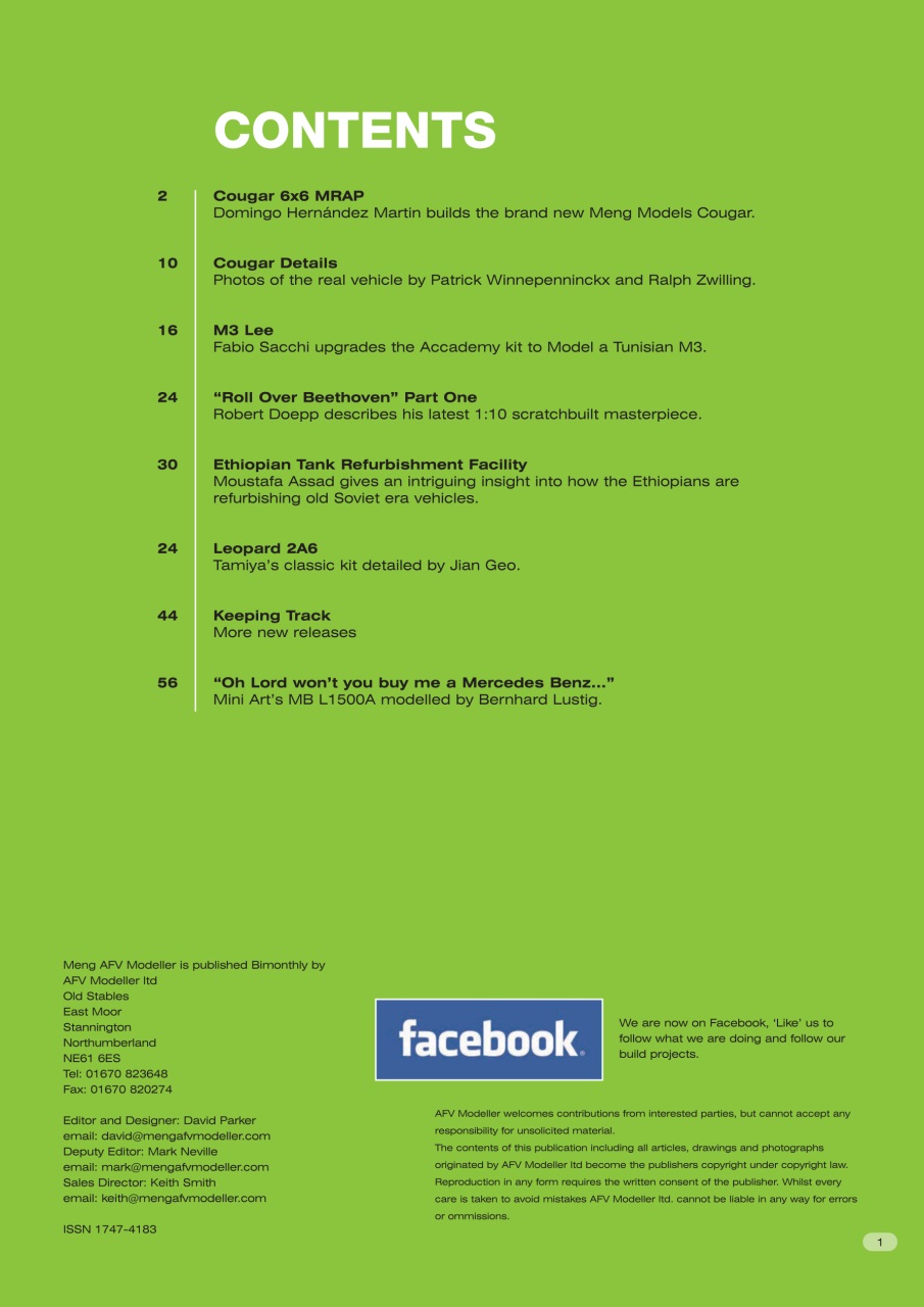 Meng AFV Modeller Preview Pages