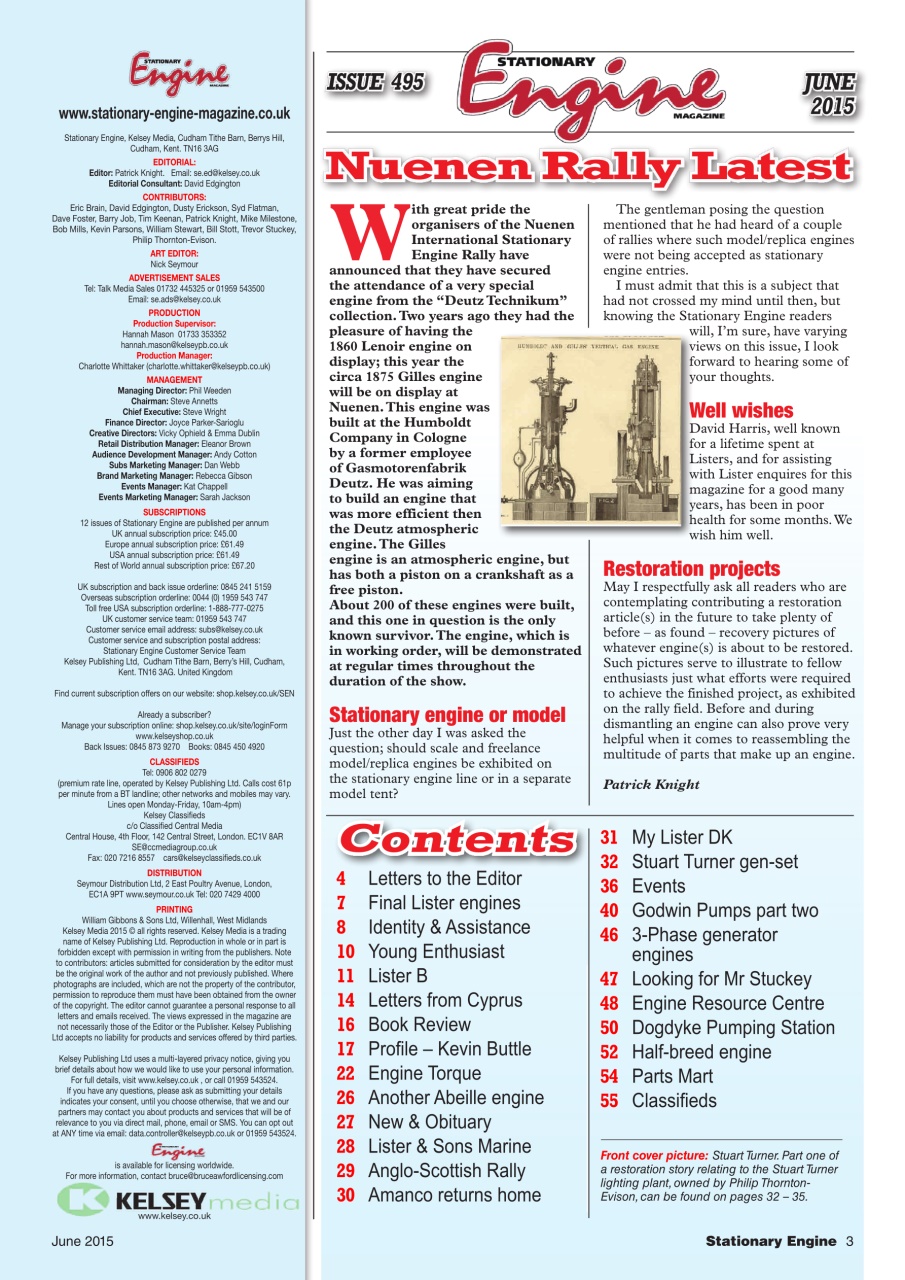 Stationary Engine Preview Pages