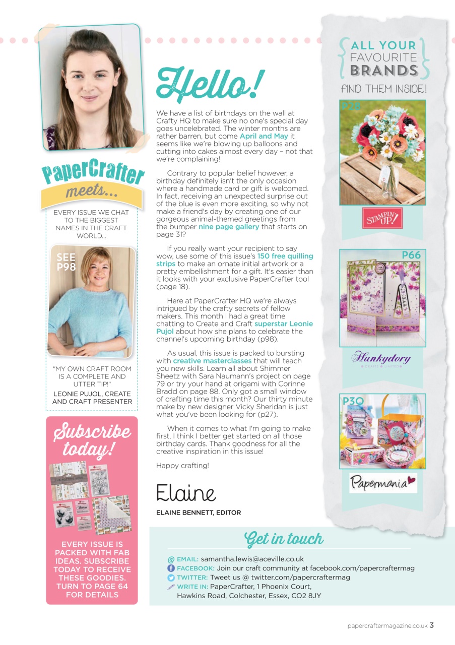 PaperCrafter Preview Pages