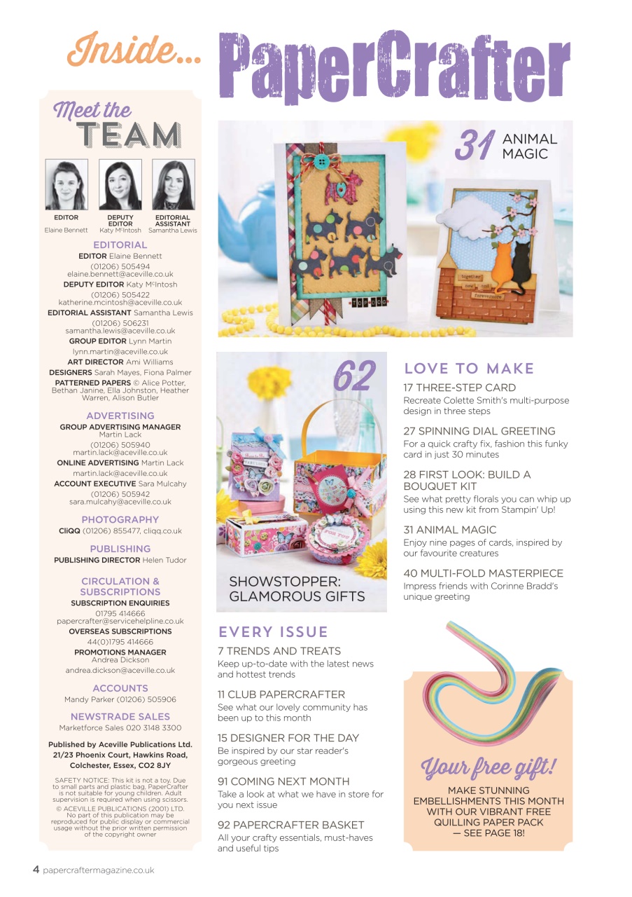 PaperCrafter Preview Pages