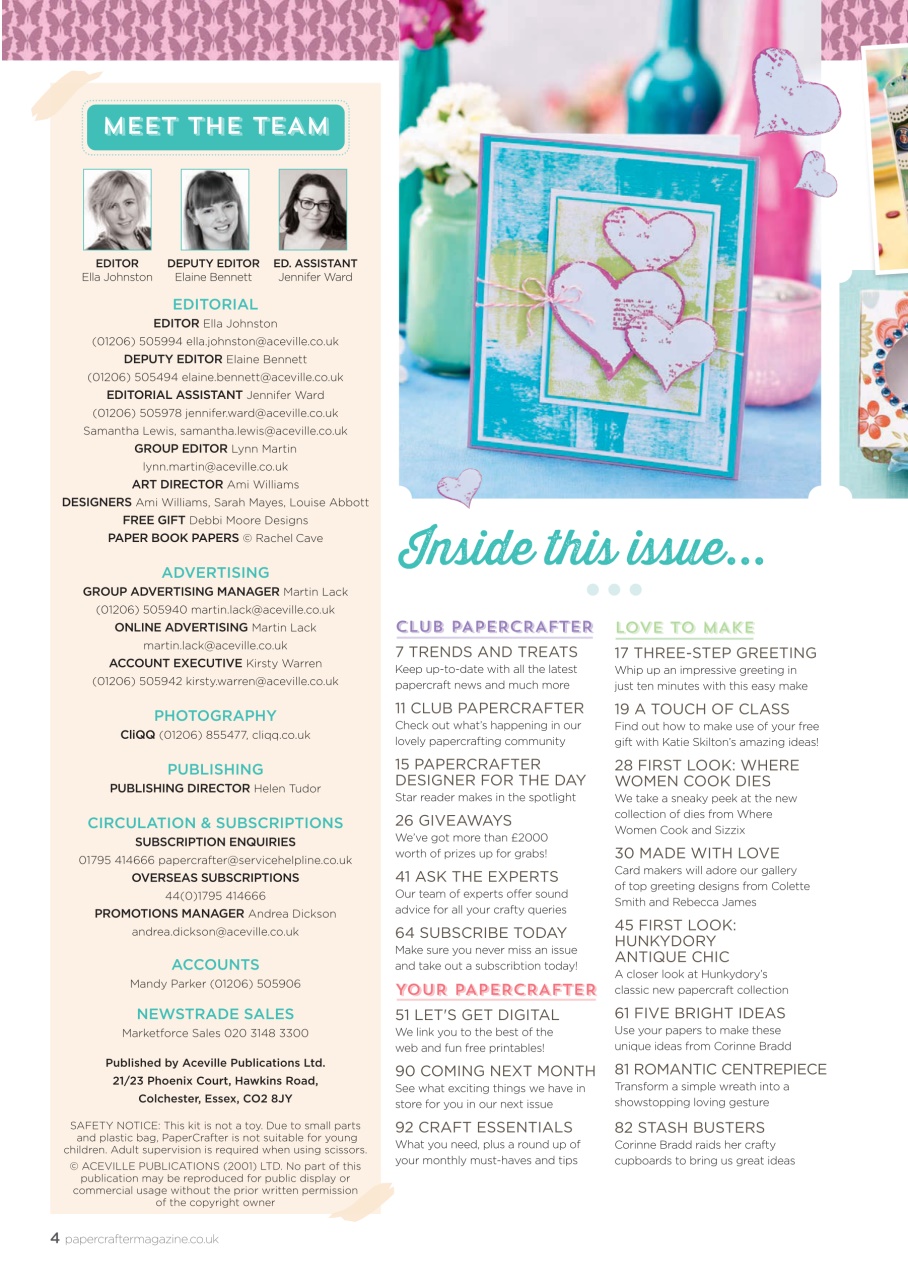 PaperCrafter Preview Pages