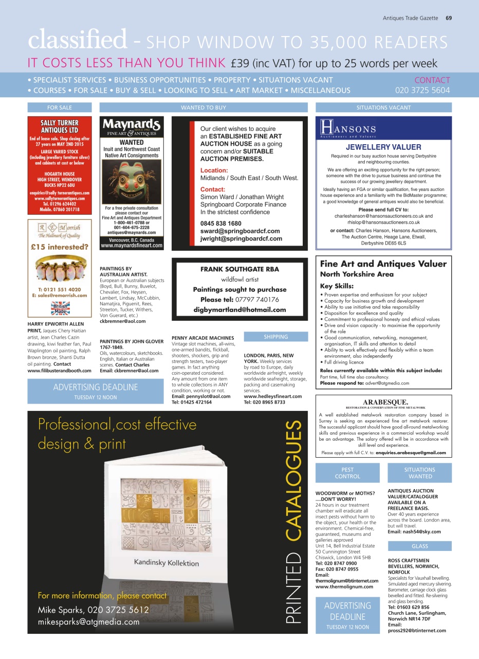 Antiques Trade Gazette Preview Pages