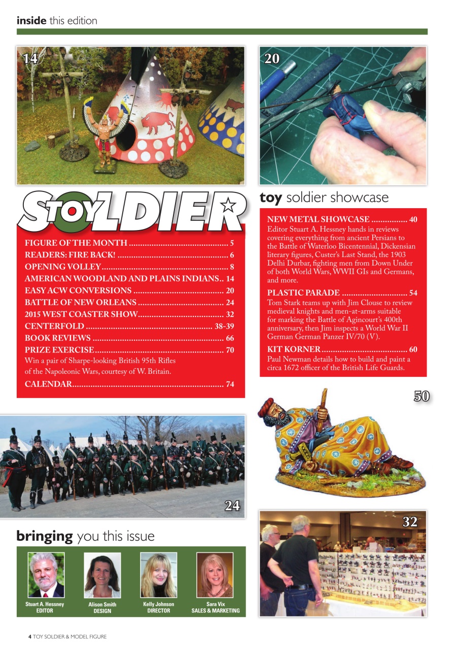 Toy Soldier & Model Figure Preview Pages