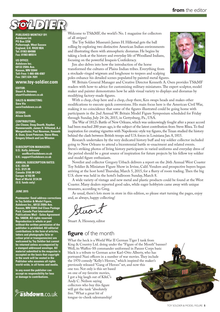 Toy Soldier & Model Figure Preview Pages