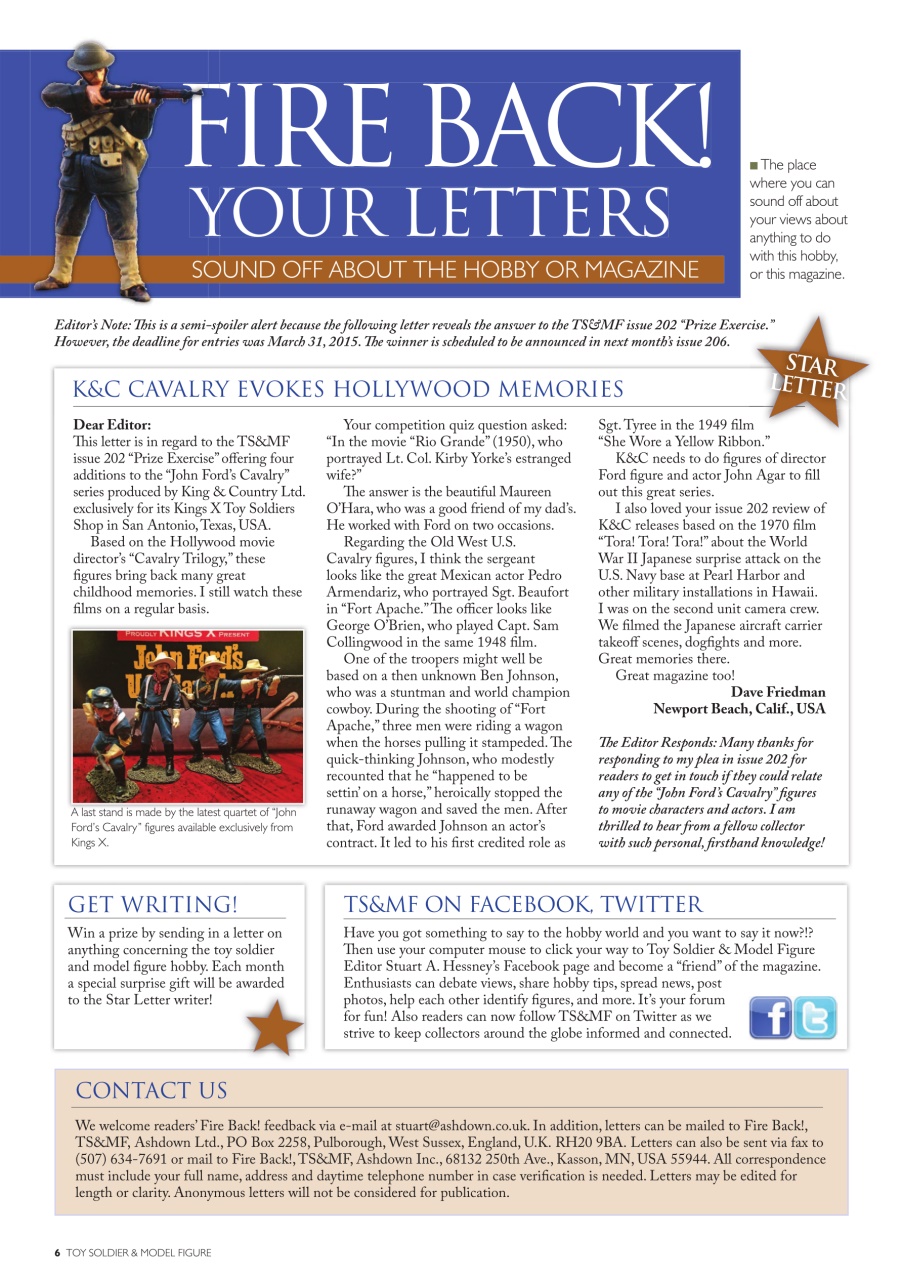 Toy Soldier & Model Figure Preview Pages