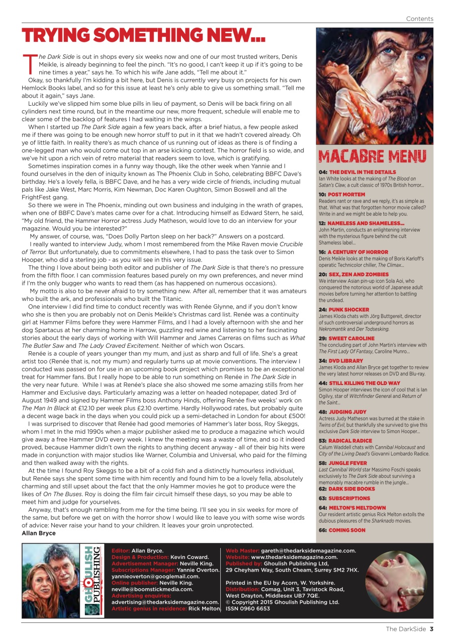 The Darkside Preview Pages