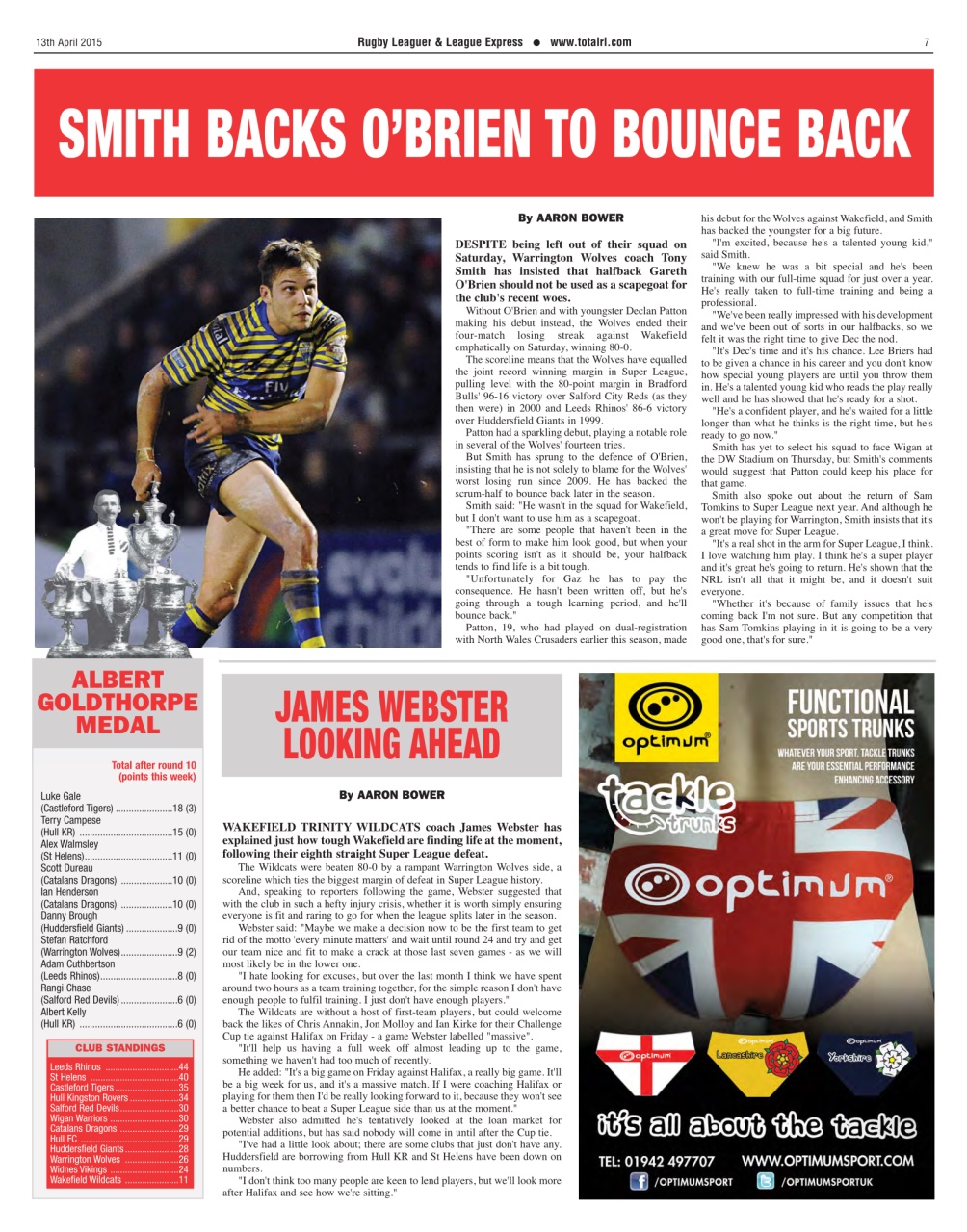 League Express Preview Pages