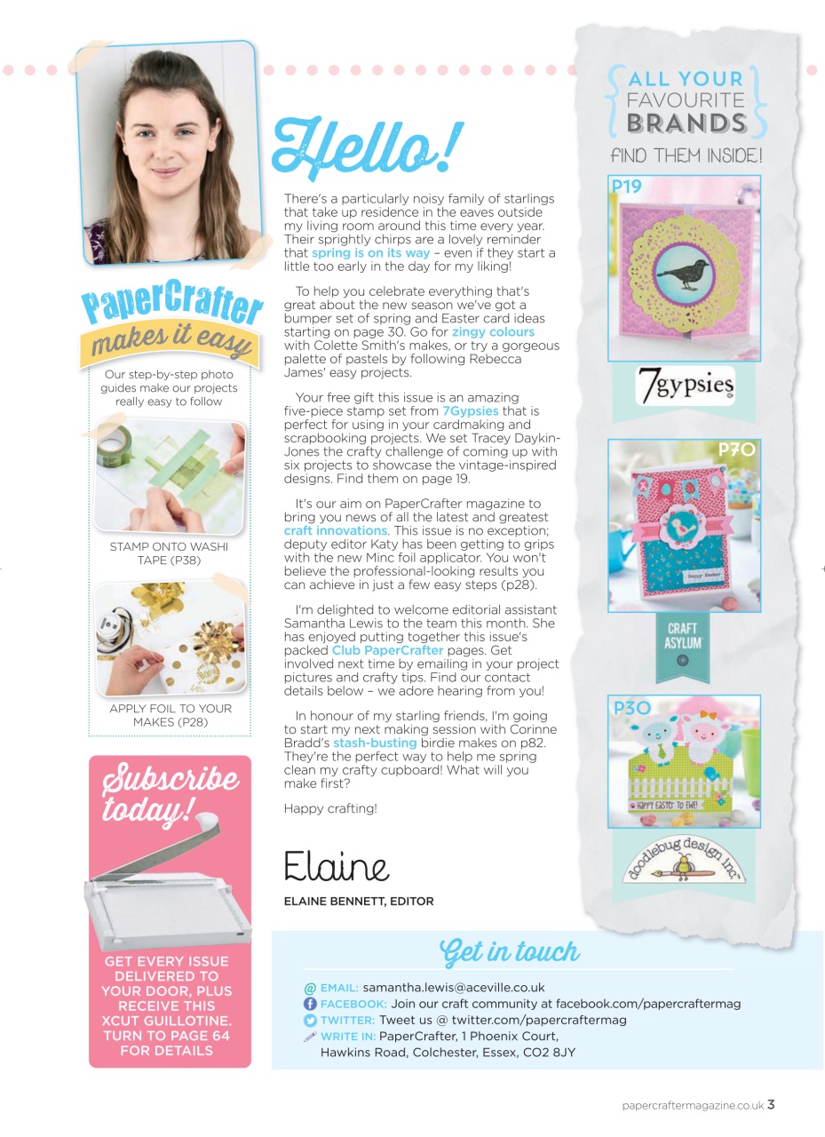 PaperCrafter Preview Pages